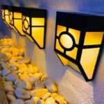 Paque 4 Appliques solaires jaune – Image 4