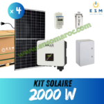 Kit solaire 2220Wc 230V autoconsommation (On-Grid)