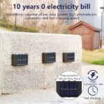 2 Appliques murales solaires 6 LED – Image 5