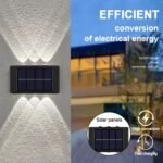 2 Appliques murales solaires 6 LED – Image 8