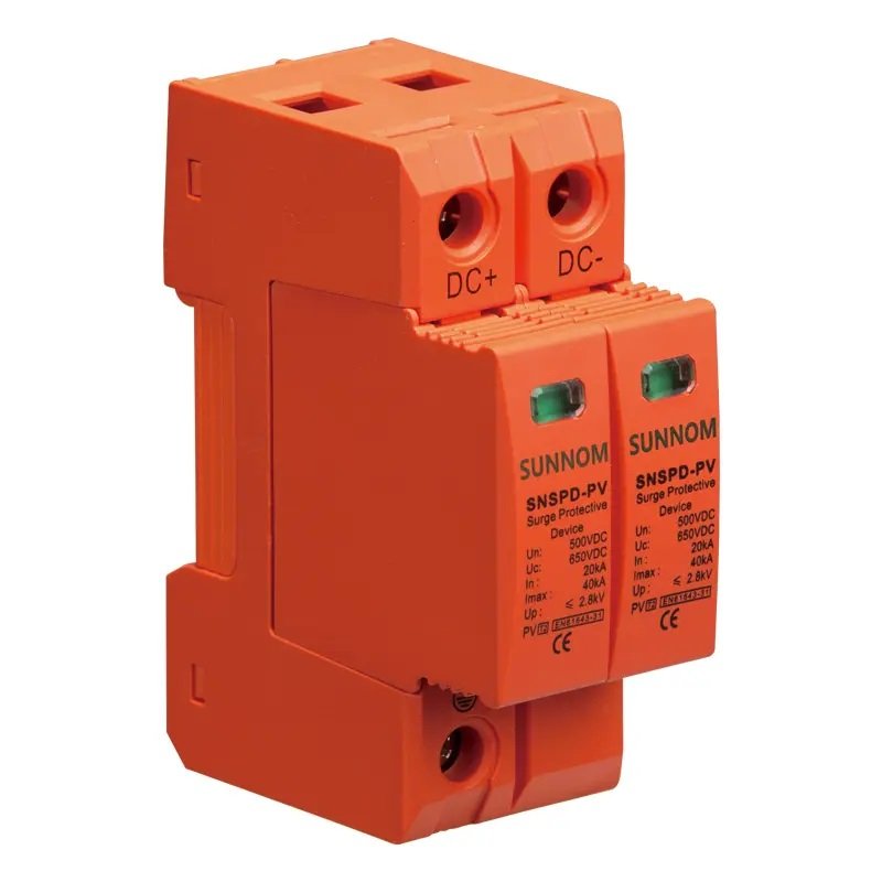 PP Parafoudre DC modèle SUP2H1-PV (800Vdc/ 500Vdc) 2P 20-40KA – Image 1