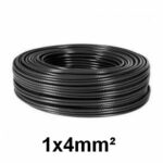 Câble solaire noir  1x4 mm²