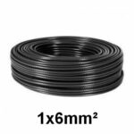 Câble solaire noir  1x6 mm²