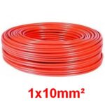 Câble solaire rouge 1x10mm²