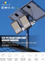 Projecteur solaire 800W Breaker Warrior – Image 5